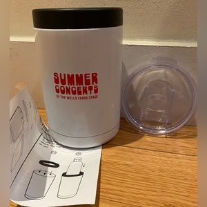 NWT Summer Concerts by Wells Fargo @ Hudson Yds promo 12 oz tumbler